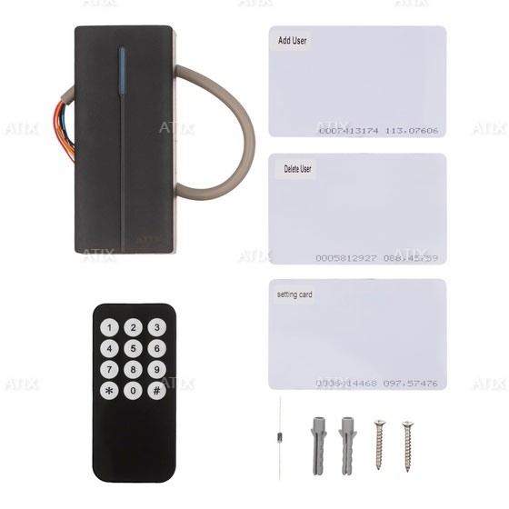 Контроллер со встроенным считывателем AT-AC-CR2-W/EM Black
