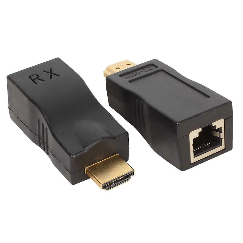Преобразователь видеосигнала mini HDMI-UTP