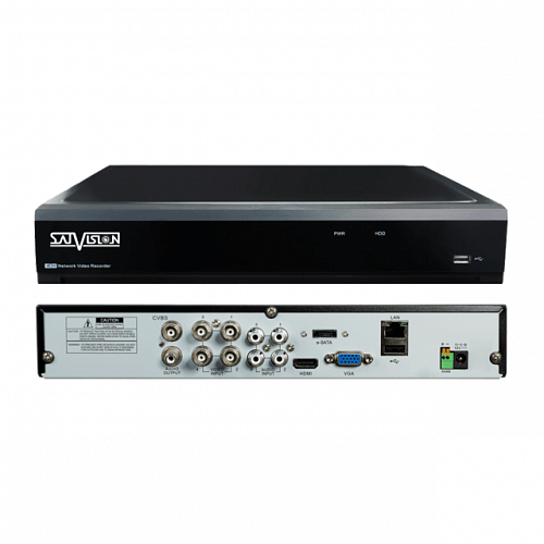 SVR-4115P v3.0 гибридный 4-канальный видеорегистратор
