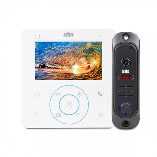 Комплект видеодомофона Atis AD-480 W Kit box