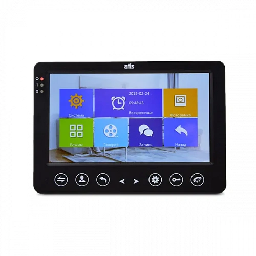 Видеодомофон Atis AD-720HD Black